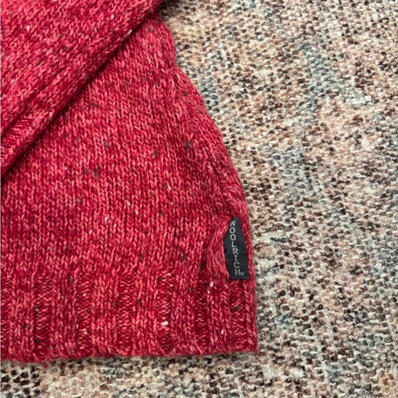 Woolrich Raspberry Heather Button Front Sweater - Picture 4 of 5